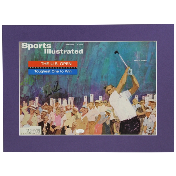 Arnold Palmer Signed 1964 Sports Illustrated Cover Only - Matted JSA #VV26989
