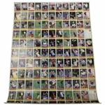 1981 Donruss PGA Tour Golf Card Uncut Sheet - Includes (2) Jack Nicklaus Rookie Cards