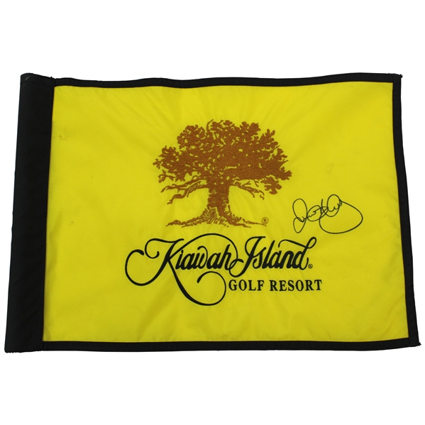 Rory McIlroy Signed Kiawah Island Embroidered Course Flown Flag JSA ALOA