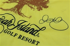 Rory McIlroy Signed Kiawah Island Embroidered Course Flown Flag JSA ALOA