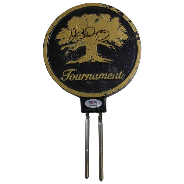 Rory McIlroy Signed Kiawah Island Black w/Gold Tree Tee Marker PSA #AM68499