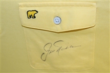 Jack Nicklaus Signed Golden Bear Yellow Golf Shirt - Size XXL PSA #AI99944