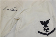 Arnold Palmer Signed Coast Guard Uniform Top with Patch JSA ALOA