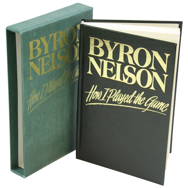 Byron Nelson Twice-Signed 1993 How I Played Golf Ltd Ed Book #137/500 JSA ALOA
