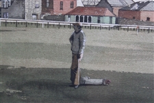 Original Musselburgh Old Course Watercolor Painting by Artist Kenneth Reed FRSA