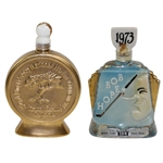 Bing Crosby 1973 Pro-Am Decanter & 1973 Bob Hope Desert Classic Decanter