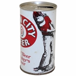 1974 Iron City Beer Can w/Vibrant Golfer Graphics & Major Champions List