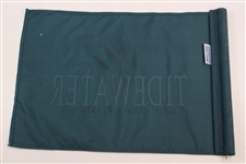Red Embroidered Callawassie & Teal Screen Tidewater GC Course Flown Flags