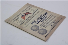 1929 Ryder Cup Match at Moortown Leeds Ltd Ed 22/100 Commemorative Program
