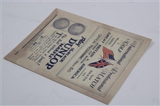 1929 Ryder Cup Match at Moortown Leeds Ltd Ed 22/100 Commemorative Program