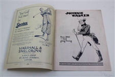 1929 Ryder Cup Match at Moortown Leeds Ltd Ed 22/100 Commemorative Program