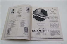 1929 Ryder Cup Match at Moortown Leeds Ltd Ed 22/100 Commemorative Program