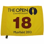 2013 The Open Championship at Muirfield Yellow Screen Flag - Phil Mickelson Winner