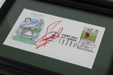 Gary Player, Fuzzy Zoeller & Vijay Singh Signed Bobby Jones FDC's - Framed JSA ALOA