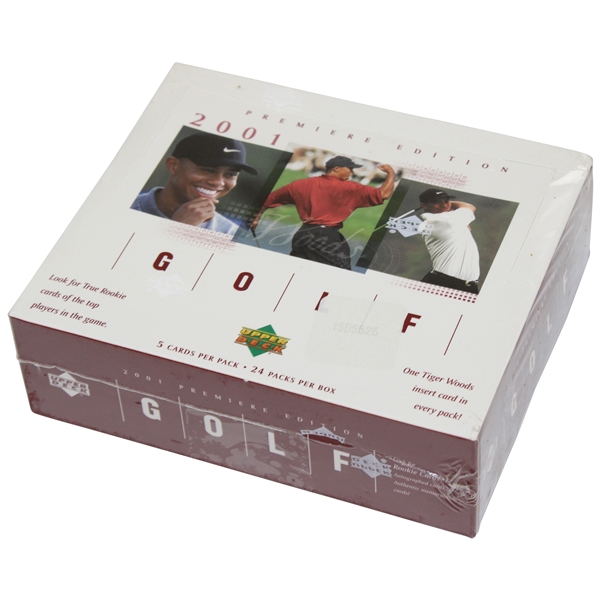 Sealed Unopened 2001 Upper Deck Premiere Edition Full Box of 24 Packs - #1505526