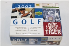 2002 Upper Deck Golf Card Box Set - 5 Cards/Pk - 24 Packs - US0000697551