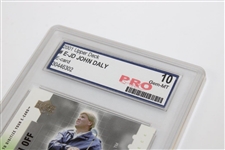 John Daly 2001 Upper Deck E-Card Graded Gem Mint 10 #30446302