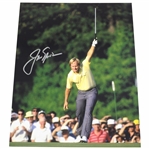 Jack Nicklaus Signed Raises Putter at 1986 Masters 8x10 Photo JSA ALOA