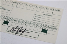 Lee Janzen Signed 1993 US Open at Baltusrol Official Scorecard JSA ALOA