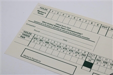 Lee Janzen Signed 1993 US Open at Baltusrol Official Scorecard JSA ALOA