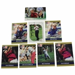 Sutton(x2), Forsman(x2), Finch(x2), Mayfair & Gallagher Signed Golf Cards JSA ALOA