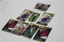 Sutton(x2), Forsman(x2), Finch(x2), Mayfair & Gallagher Signed Golf Cards JSA ALOA