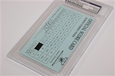 Phil Mickelson Signed 1997 Buick Invitational 2nd Rd Scorecard w/Ed Dougherty PSA/DNA 83405459