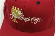 Chris DiMarco's 2003 The President's Cup Team USA Issued Red Hat - The DiMarco Collection
