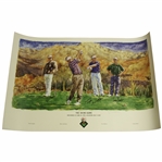 Couples, Watson, Pavin & Jacobsen Signed Limited Edition 15/150 1995 Skins Game Poster JSA ALOA