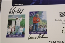 Palmer, Nicklaus, Floyd & Chi Chi Signed 1993 Senior Skins Game Poster JSA ALOA