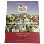 Ames, Daly, Couples & Funk Signed 2006 Skins Game Poster JSA ALOA