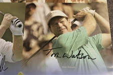 Nicklaus, Palmer, Stadler & Watson Signed 2005 Wendy's Champions Skins Game Poster JSA ALOA