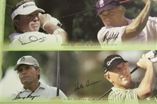 Palmer, Nicklaus, Watson, Player & others Signed 2006 Wendy's Champions Skins Game Poster JSA ALOA