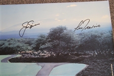Jack Nicklaus, Trevino, Irwin & Floyd Signed 1997 The Senior Skins Game Poster JSA ALOA