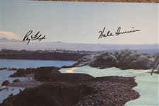 Jack Nicklaus, Trevino, Irwin & Floyd Signed 1997 The Senior Skins Game Poster JSA ALOA