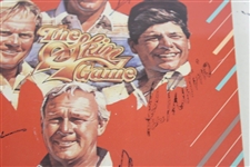 Palmer, Nicklaus, Zoeller & Trevino Signed 1987 The Skin Game PGA West Program JSA #B47353
