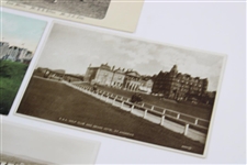Tom Morris, Hilton & Low Postcard w/Three (3) St. Andrews Postcards - (4) Total