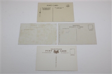 Tom Morris, Hilton & Low Postcard w/Three (3) St. Andrews Postcards - (4) Total