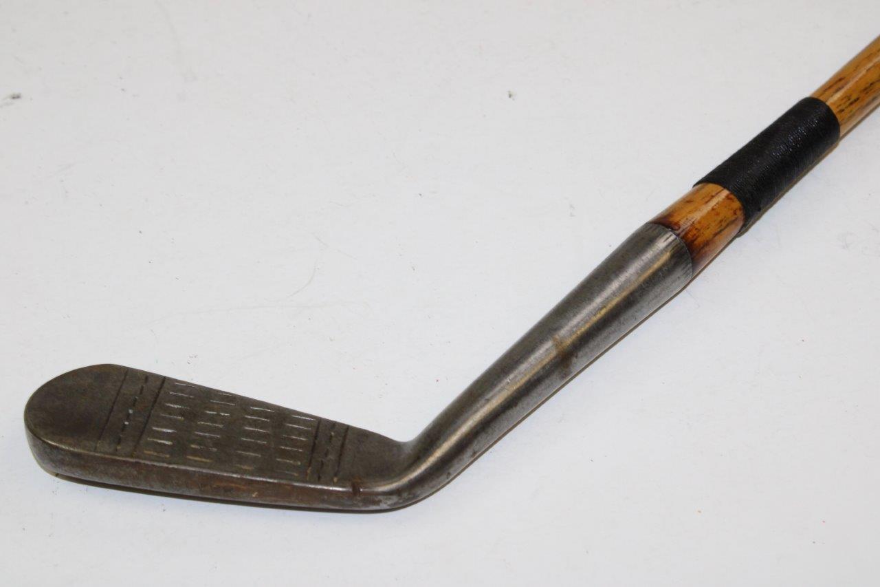 Lot Detail - Spalding Gold Medal Accurate 4-Iron Hammer Braid with ...