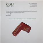 Scotty Cameron Special Select Red with Gold & Silver Putter Headcover