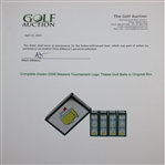 Complete Dozen 2006 Masters Tournament Logo Titleist Golf Balls in Original Box