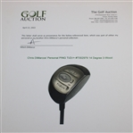 Chris DiMarco's Personal PING Ti/Zr/+ #T002979 14 Degree 3-Wood