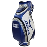 Stacy Lewis Signed 2011 Kraft Nabisco Championship Winning Used Mizuno Full Size Golf Bag with Insc. JSA ALOA