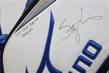 Stacy Lewis Signed 2011 Kraft Nabisco Championship Winning Used Mizuno Full Size Golf Bag with Insc. JSA ALOA