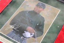 Tiger Woods Collection 2004 Upper Deck Framed Photo Set