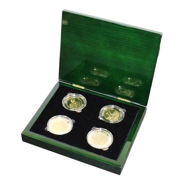 Arnold Palmer Ltd Ed Masters Commemorative Coins Set in Original Emerald Box with COA #234/750