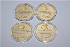 Arnold Palmer Ltd Ed Masters Commemorative Coins Set in Original Emerald Box with COA #234/750