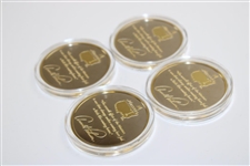 Arnold Palmer Ltd Ed Masters Commemorative Coins Set in Original Emerald Box with COA #234/750