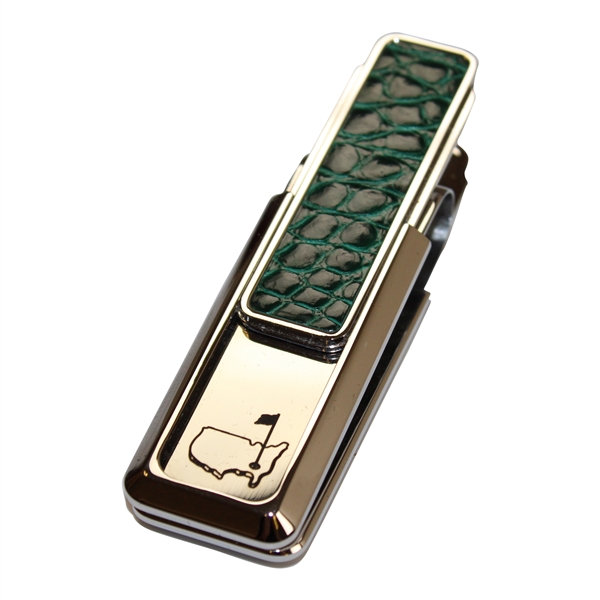 2007 Augusta National GC Masters Tournament Gift - Alligator Skin Money Clip in Box