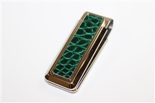 2007 Augusta National GC Masters Tournament Gift - Alligator Skin Money Clip in Box